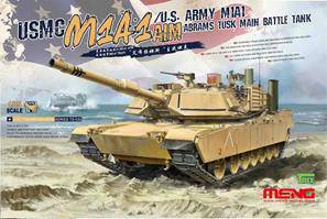 MENG TS-032 USMC M1A1 AIM/U.S.Army M1A1 Abrams TUSK Main Battle Tank 1:35