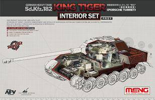 MENG SPS-062 German Heavy Tank Sd.Kfz.182 King Tiger (Porsche Turret) Interior Set 1:35