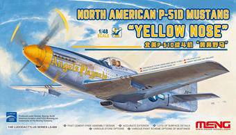 MENG LS-009 North American P-51D Mustang Yellow Nose 1:48