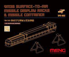 MENG SPS-063 9M38 Surface-to-air Missile DisplayRacks & Missile Container (Resin) 1:35