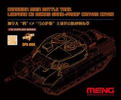 MENG SPS-066 Canadian Main Battle Tank Leopard C2 MEXAS Sand-Proof Canvas Cover(Resin) 1:35