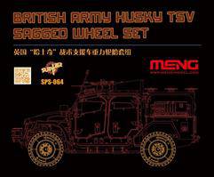 MENG SPS-064 British Army Husky TSV Sagged Wheel Set (Resin) 1:35