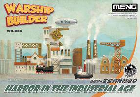 MENG WB-006 Warship Builder-Harbor In The Industrial Age Cartoon Model 