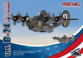 MENG mPLANE-006 U.S. B-24 Heavy Bomber Cartoon Model 