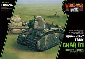 MENG WWT-016 French Heavy Tank Char B1 Cartoon Model 