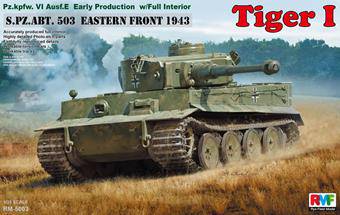 Rye Field Model RM-5003 Tiger I Early Production with full interior 1:35
