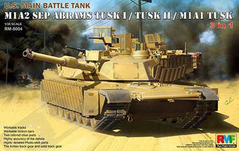 Rye Field Model RM-5004 M1A2 SEP Abrams Tusk I/Tusk II/M1A1 Tusk 1:35