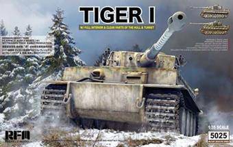 Rye Field Model RM-5025 TIGER I Early Production with full interior 1:35