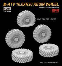 Rye Field Model RM-1001 M-ATV 16.0XR20 Resin wheel 1:35