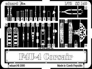 Eduard SS140 F4U-4 Corsair 1:72