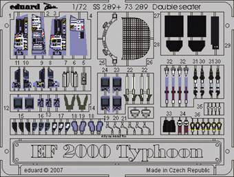 Eduard SS289 EF 2000 Typhoon Double seater for Revell 1:72