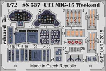 Eduard SS537 UTI MiG-15 Weekend for Eduard 1:72