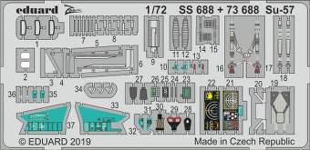 Eduard SS688 Su-57 for Zvezda 1:72