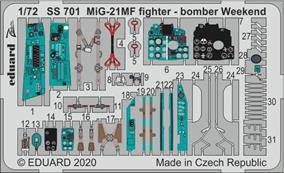 Eduard SS701 MiG-21MF fighter-bomber Weekend for Eduard 1:72
