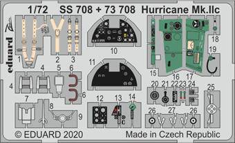 Eduard SS708 Hurricane Mk.IIc for Arma Hobby 1:72