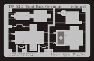 Eduard TP023 Tool Box German 1:35