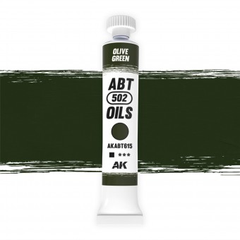 Abteilung 502 ABT615 Olive Green 20 ml - Abteilung 502 Oil paint