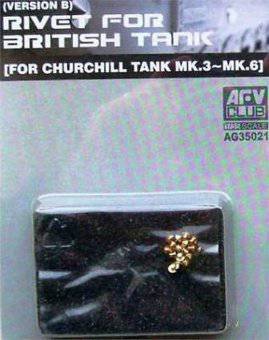 AFV-Club AG3521 Rivet for Churchill 1:35