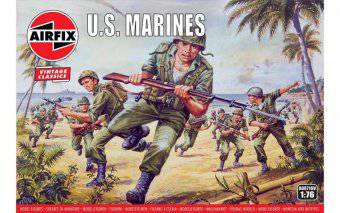 Airfix A00716V WWII U.S. Marines, Vintage Classics 1:76