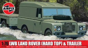 Airfix A02324 LWB Land Rover (Hard Top) & Trailer 1:76