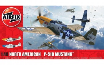 Airfix A05138 North American P51-D Mustang(Filletless Tails) 1:48
