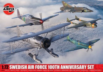 Airfix A40004 Swedish Air Force 100th Anniversary Set 1:72