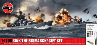 Airfix A50120 Sink The Bismarck! Gift Set 1:1200