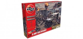Airfix A50156A D-Day 75th Anniversary Sea Assault Gift Set 1:76