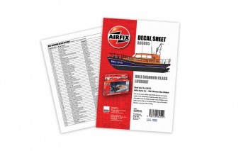 Airfix A65005 Decal Sheet - RNLI Shannon Class Lifeboat (A55015) 1:72