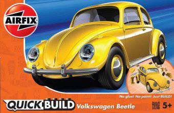Airfix J6023 Quickbuild Volkswagen Beetle - Yellow 