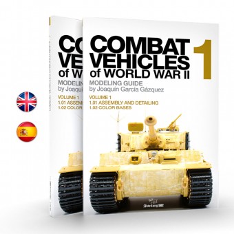 AK Interactive ABT611 COMBAT VEHICLES OF WORLD WAR II(by Joaquin Garcia) Vol. 1 (English)