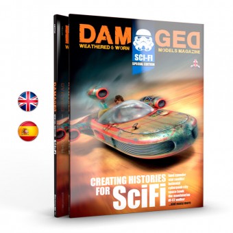 AK Interactive ABT732 SPECIAL SCIFI. DAMAGED Book (English)