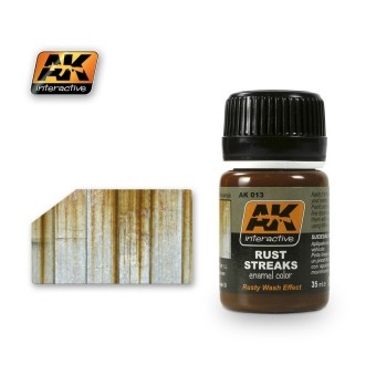 AK Interactive AK013 RUST STREAKS  - Weathering Products (35 ml)