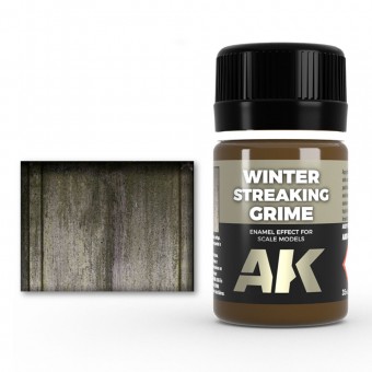 AK Interactive AK014 STREAKING GRIME FOR WINTER VEHICLES