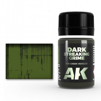 AK Interactive AK024 STREAKING GRIME FOR DARK VEHICLES
