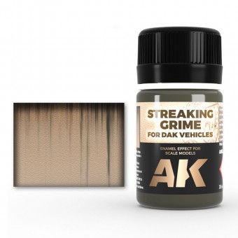 AK Interactive AK067 STREAKING GRIME FOR AFRIKA KORPS VEHICLES