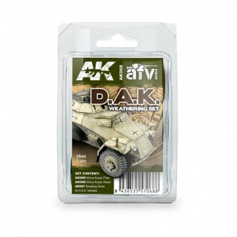 AK Interactive AK068 AFRIKA KORPS WEATHERING SET