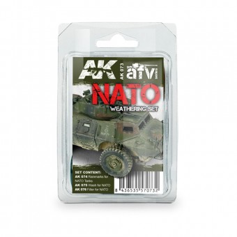 AK Interactive AK073 NATO WEATHERING SET