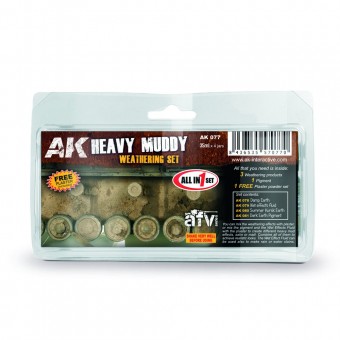 AK Interactive AK077 HEAVY MUDDY SET