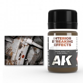 AK Interactive AK094 INTERIOR STREAKING GRIME