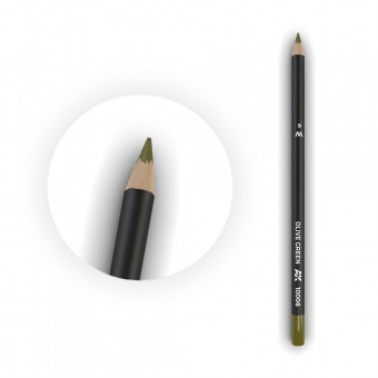 AK Interactive AK10006-5 Watercolor Pencil Olive Green