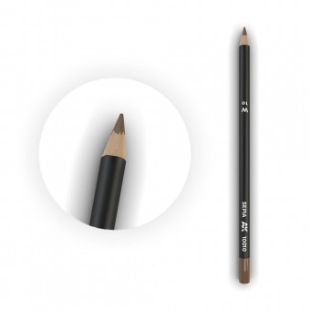AK Interactive AK10010-5 Watercolor Pencil Sepia