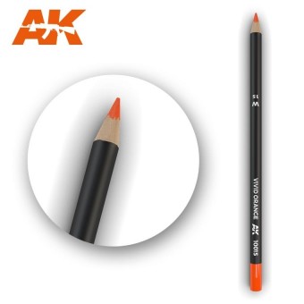 AK Interactive AK10015 Watercolor Pencil Vivid Orange (1 piece )