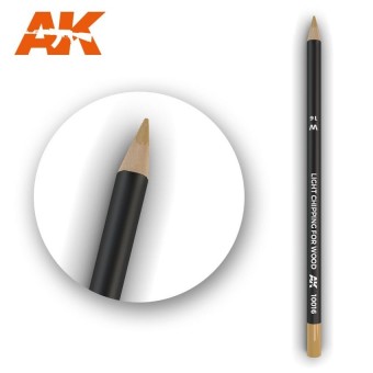 AK Interactive AK10016  Watercolor Pencil Light Chipping for wood (1 piece )
