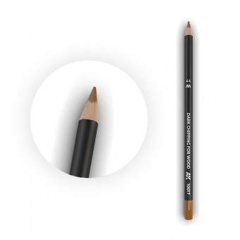 AK Interactive AK10017-5 Watercolor Pencil Dark Chipping for wood
