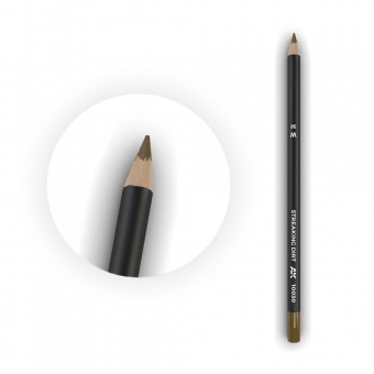 AK Interactive AK10030-5 Watercolor Pencil Streaking Dirt