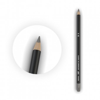 AK Interactive AK10035-5 Watercolor Pencil Dark Aluminum Nickel