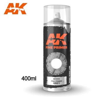 AK Interactive AK1010 Fine Primer Grey - Spray 400ml