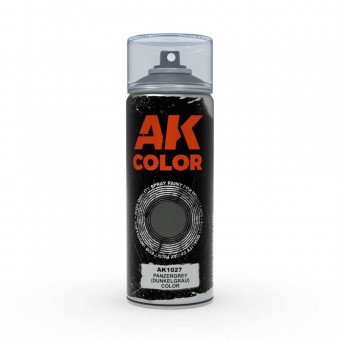 AK Interactive AK1027 Panzergrey (Dunkelgrau) color - Spray 150ml