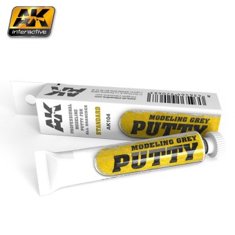 AK Interactive AK104 MODELING GREY PUTTY - Acrylic Auxiliary Products (20 ml)